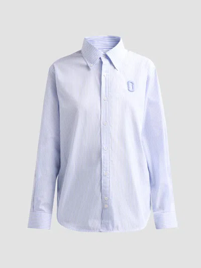 Marc Jacobs Women's Pop J Marc Poplin Shirt In Blue