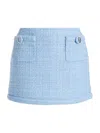 Marc Jacobs Pop J Marc Tweed Skirt In Blue