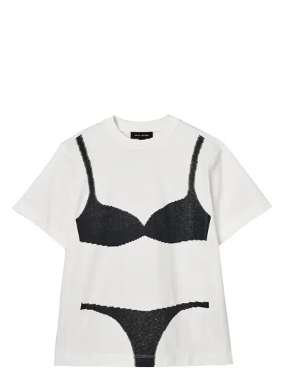 MARC JACOBS WOMEN'S PRINTED COTTON T-SHIRT