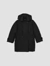 Marc Jacobs Puffer Peacoat In Black