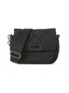 Marc Jacobs Women's Quilted Nylon Messenger Bag In Black