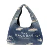 Marc Jacobs Women Rip And Repair Denim The Sack In Blue