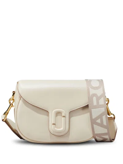 Marc Jacobs The Snapshot Crossbody Bag In Bianco Chiari E Naturali