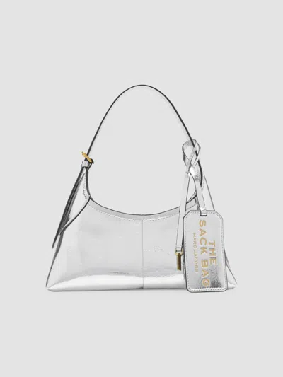 Marc Jacobs Women's Small Belted Sack Shoulder Bag In Silver