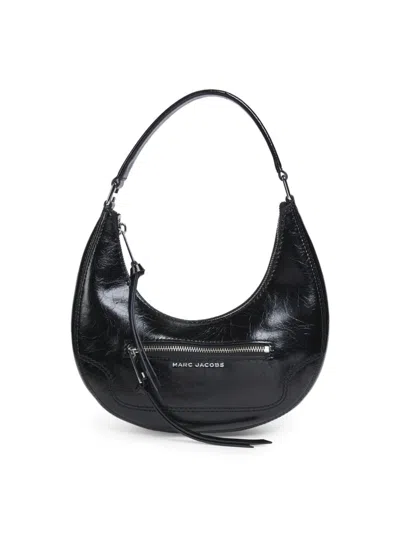 Marc Jacobs Women's Small Leather Crescent Shoulder Bag In Black