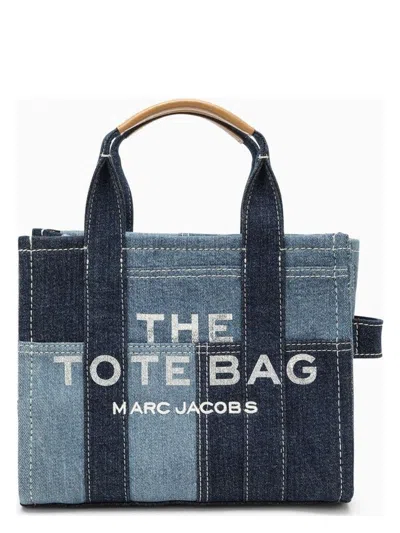 MARC JACOBS WOMEN'S SMALL PATCHWORK DENIM TOTE BAG