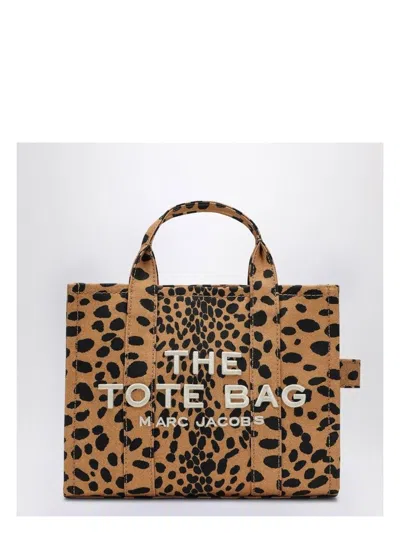 Marc Jacobs Women's Small Tote Bag With Cheetah Print In Brown