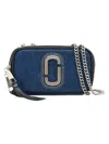 Marc Jacobs Denim The Denim Snapshot Crossbody Bag In Blue