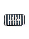 Marc Jacobs The Stripe Canvas Continental Wallet