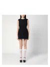 Marc Jacobs Women's Textured Black Tweed Mini Dress