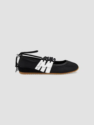Marc Jacobs Round-toe Ballet Flats In Black