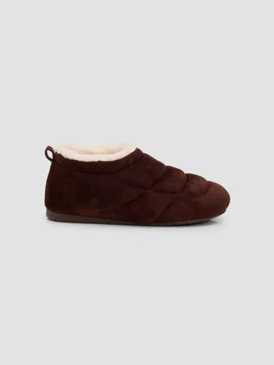 Marc Jacobs Women's The Aspen Suede Low-top Winter Boots In Cement