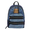 Marc Jacobs Women The Biker Colorblock Denim Medium Backpack In Blue