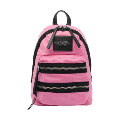 Marc Jacobs Women The Biker Nylon Medium Backpack In Pink