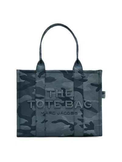 Marc Jacobs Women's The Camo Jacquard Large Tote Bag In Blue