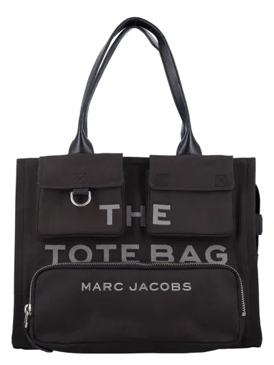 Marc Jacobs Women's The Cargo Canvas Large Tote Bag In Black