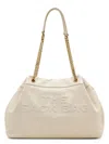 Marc Jacobs Women's The Chain Sack Leather Shoulder Bag In Cloudwhite