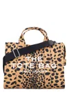 Marc Jacobs The Medium Cheetah Canvas Tote Bag In Neutral