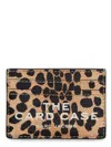 Marc Jacobs The Cheetah Leather Card Case In Animalier