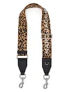 Marc Jacobs The Cheetah Logo Strap In Blackmulti