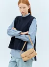 Marc Jacobs The Clover Leather Shoulder Bag In Cream