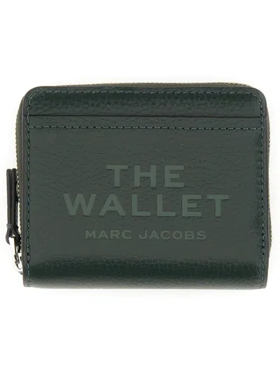 Marc Jacobs Women "the Compact" Mini Wallet In Green