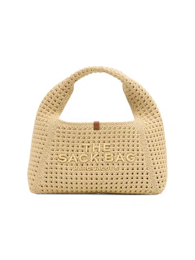 Marc Jacobs Women's The Crochet Mini Sack Bag In Neutral