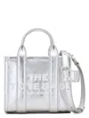 Marc Jacobs The Metallic Leather Tote Bag In Silver
