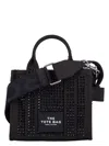 Marc Jacobs Women's The Crystal Canvas Crossbody Tote Bag In Black