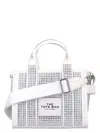 Marc Jacobs Women's The Crystal Canvas Small Tote Bag In White