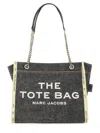 Marc Jacobs Women "the Denim Chain Medium" Tote Bag In Black