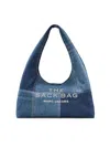 Marc Jacobs Patchwork Denim Shoulder Bag In Blue