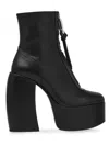 Marc Jacobs The Gigi Platform Ankle Boots In Multi