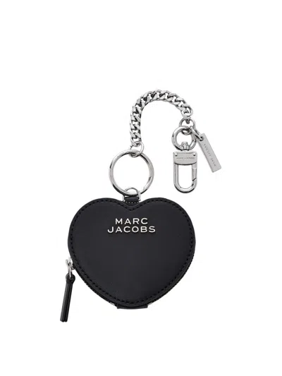 Marc Jacobs Women's The Heart Pouch Bag Charm In Black