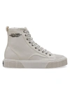 Marc Jacobs Canvas High-top Sneakers In White