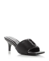 Marc Jacobs Women's The J Marc High Heel Slide Sandals In Black