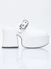 Marc Jacobs Women's The J Marc 95mm Platform Leather Clogs In White