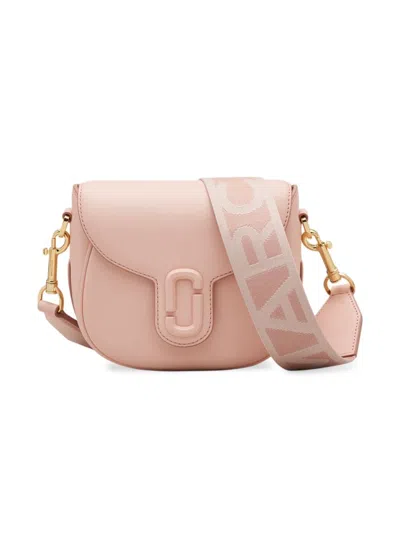 Marc Jacobs The Covered J Marc Saddle Bag In Rose