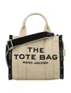 Marc Jacobs The Small Logo Jacquard Tote Bag In Warm Sand