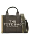 Marc Jacobs The Small Jacquard Tote Bag In Bronzgreen
