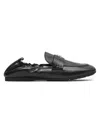 Marc Jacobs Logo-plaque Leather Loafers In Black