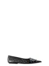 Marc Jacobs 'the Studs Kat' Bow Ballet Flats In Black