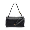 Marc Jacobs The Double Top Handle Leather Bag In Black