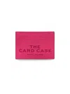 Marc Jacobs The Leather Raspberry Pink Card Case In Pink