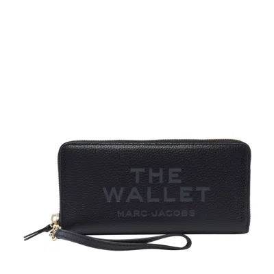Marc Jacobs Women The Leather Continental Wallet In Black