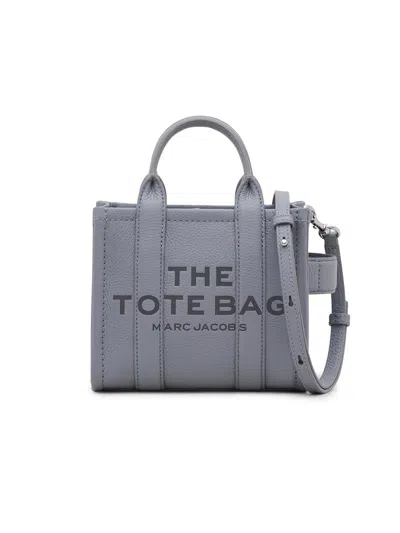 Marc Jacobs Women's The Leather Crossbody Tote Bag In Gray