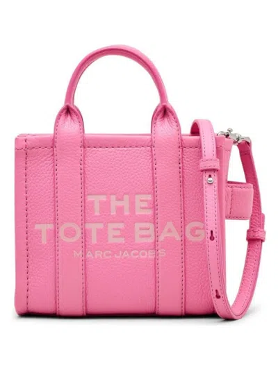 Marc Jacobs Women's The Leather Crossbody Tote Bag In Pink & Purple