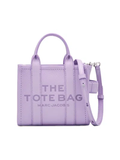 Marc Jacobs Women's The Leather Crossbody Tote Bag In Purple