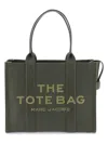 Marc Jacobs The Leather Large Tote Bag In Green
