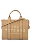 Marc Jacobs Tote Bag The Leather Medium Camel In Brown
